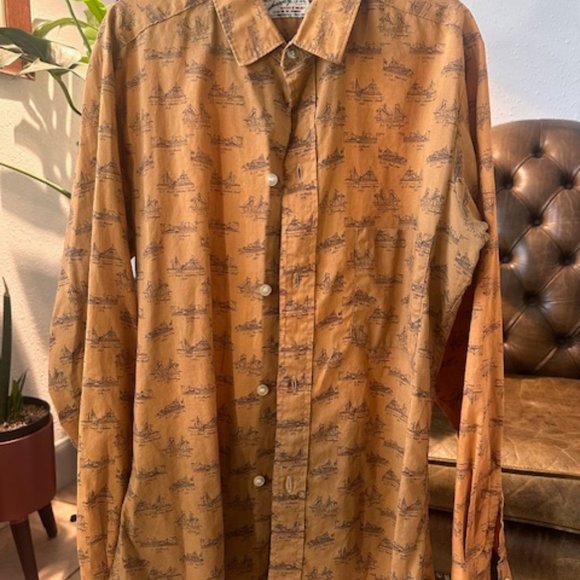 Vintage Mens Townley Long Sleeve button up Shirt - Picture 8 of 8
